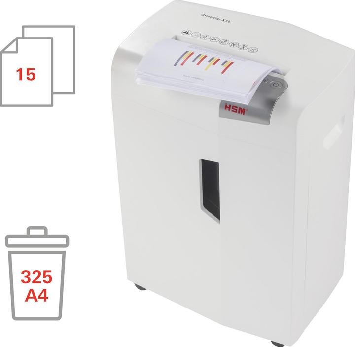 Produktbild HSM Aktenvernichter SHREDSTAR 1030121 X15 4x37mm (Partikelschnitt)