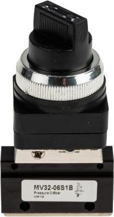 Produktbild Rs Pro MV Pneumatik-Steuerventil, manuell, 3/2, G1/8, 1/8Zoll