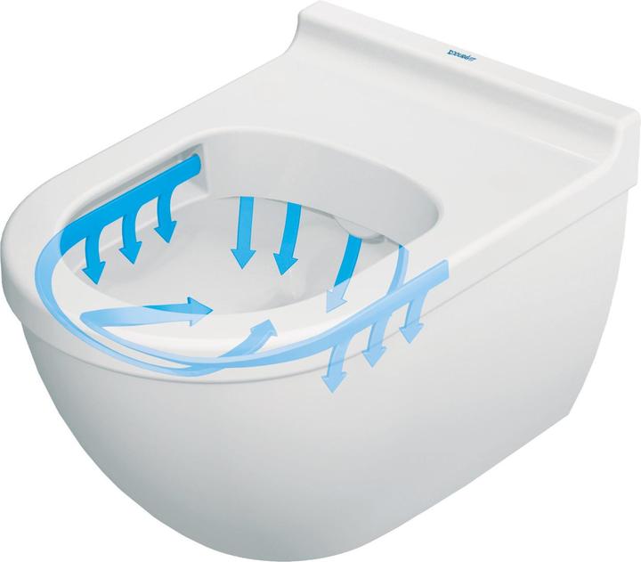 Image du produit Duravit WC sans rebord Starck 3 blanc mural 2527090000
