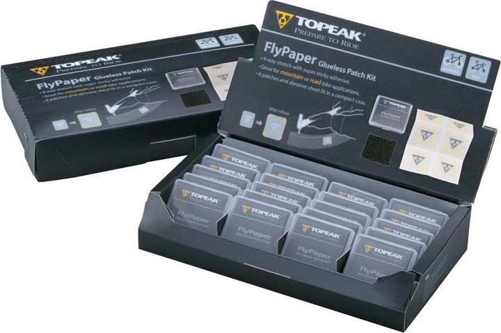 Actual product image Topeak Self-adhesive patch kit Flypaper Glueless Patch Kit