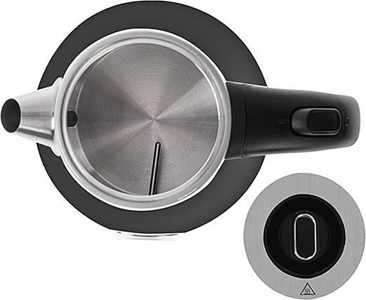 Actual product image Camry CR 1344 Electric kettle with a thermometer 1,7L, Black (1.70 l, EU plug)