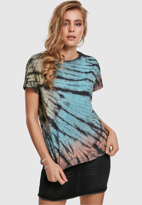 Urban Classics Ladies Tie Dye Boyfriend Tee