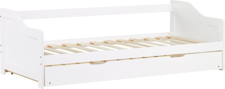 Actual product image Floki24 Children's bed Functional bed Youth bed Pull-out bed Bunk bed Guest bed - white, 90 x 200 cm (90 x 200 cm)