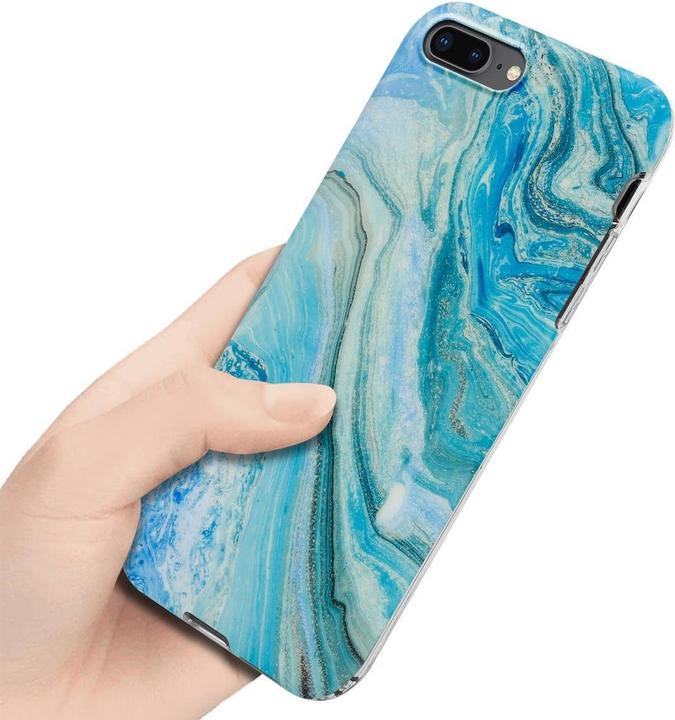Productafbeelding Cadorabo IMD TPU kleurrijke marmeren hoes (Apple iPhone 7 Plus, Apple iPhone 7s Plus)