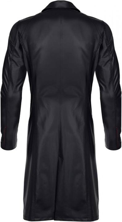 Actual product image Regnes Fetish Planet Herren Wetlook Mantel "RMSergio001" (L)
