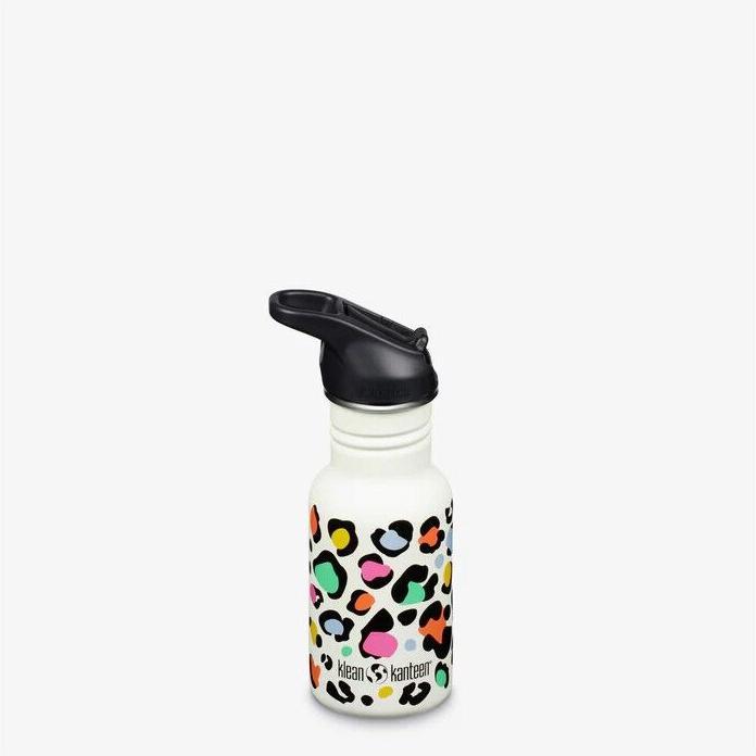 Actual product image Kleankanteen KK Kid Classic 355ml Flip, leopard print (0.36 l)