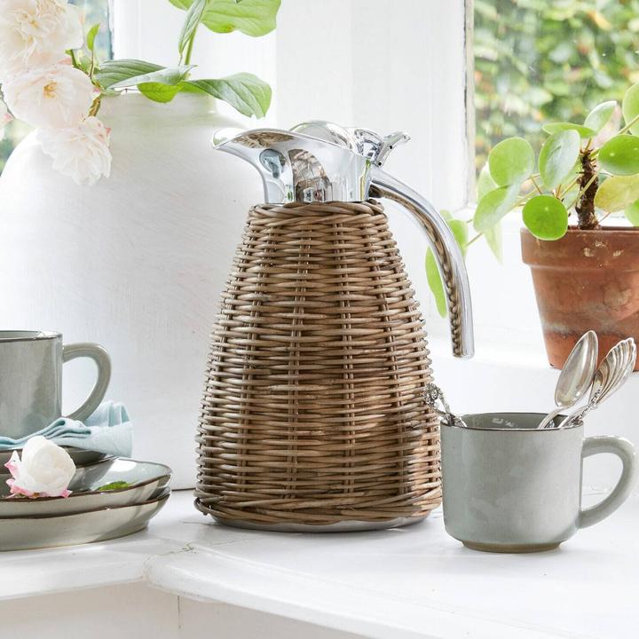 Image du produit Loberon Thermos Senta marron/argenté (1 l)