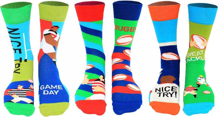 Image du produit United Oddsocks Chaussettes Casual (Lot de 3, 27 - 30)