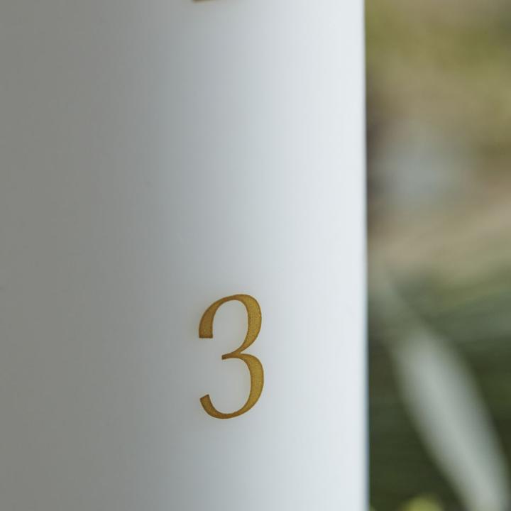 Actual product image House Doctor Advent candle, HDStart, white (1 pcs.)