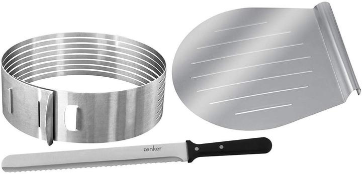 Produktbild Zenker Tortenboden-Schneidhilfe, 3er Set