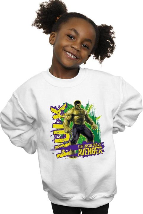 Produktbild Avengers Hulk Incredible Avenger Sweatshirt Mädchen (140, 146)