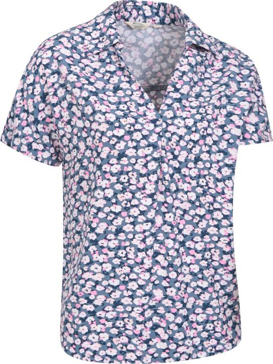 Actual product image Mountain Warehouse Womens/Ladies Valleta Floral Short-Sleeved Shirt (36 D)