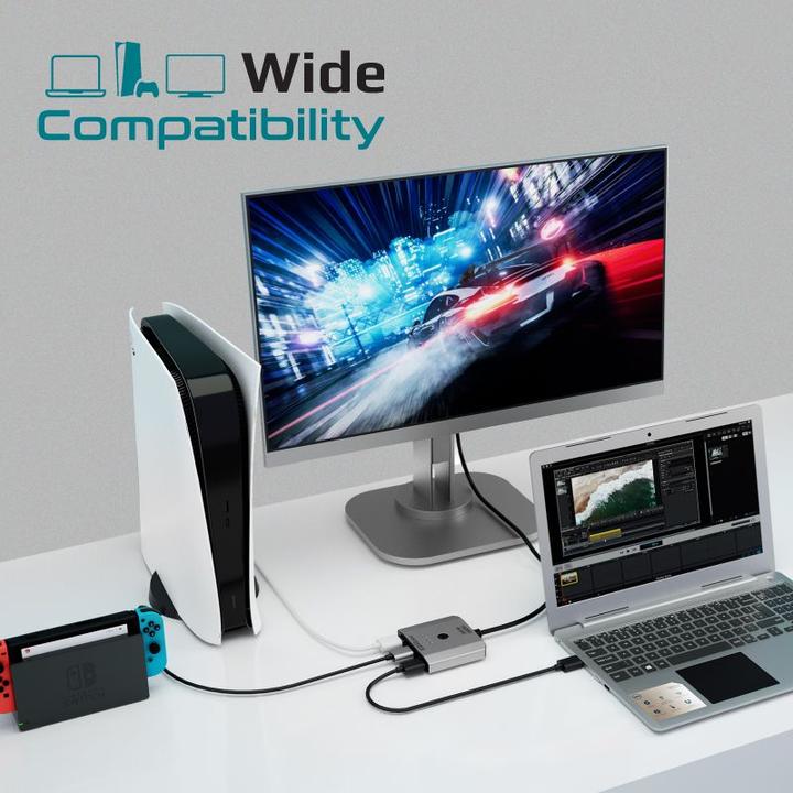Produktbild ProMate MediaSwitch-H3 4K 3 in 1 HDMI Splitter