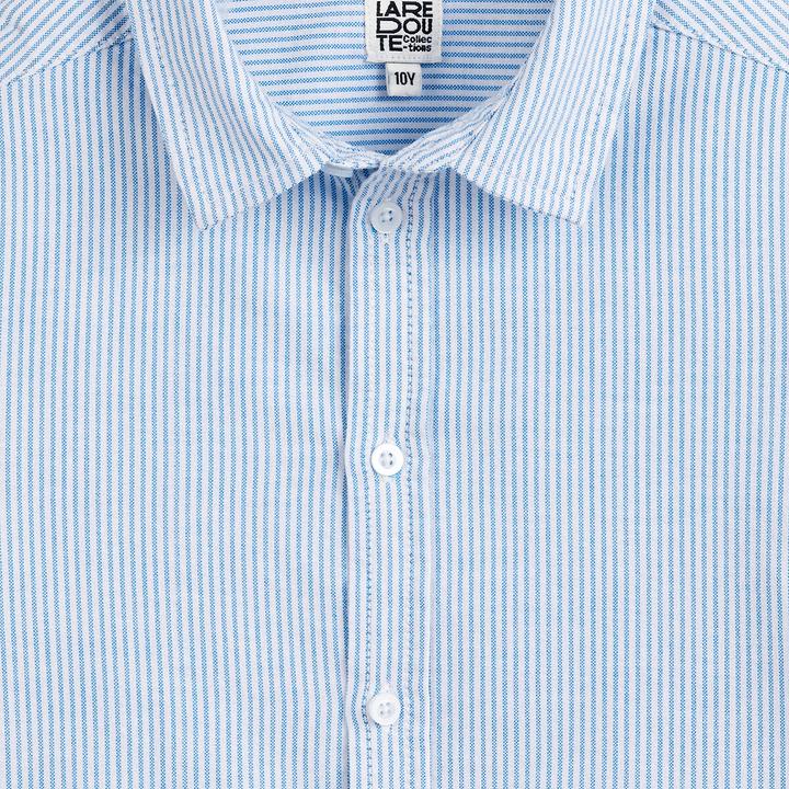Nutritional values and ingredients La Redoute Collections Striped shirt blouse with long sleeves (164)