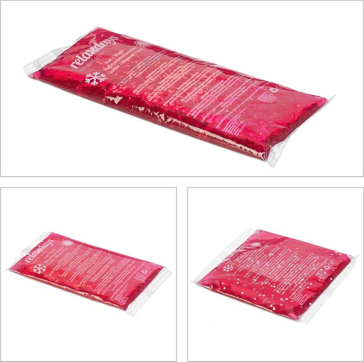 Actual product image Relaxdays Pink cooling pads (8 x, 1730 g)