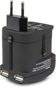 Image du produit Hamlet Traver Adapter adaptateur de voyage universel pour prises électriques plus chargeur usb (1750 W)