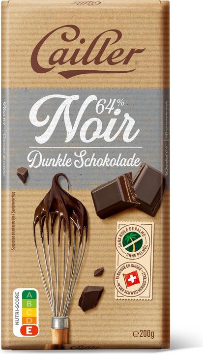 Immagine prodotto Cailler Dessert Tavoletta di Cioccolato Fondente 64% (200 g)