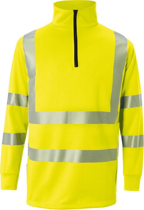 Actual product image Kübler Reflectiq Zip-Sweatshirt Psa 2 Warngelb S (S)