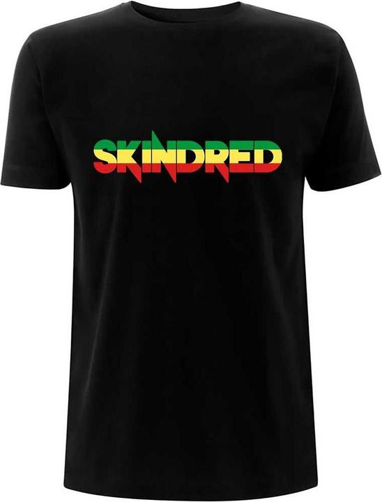 Actual product image Skindred Unisex Adult Rasta Logo Cotton T-Shirt (XL)