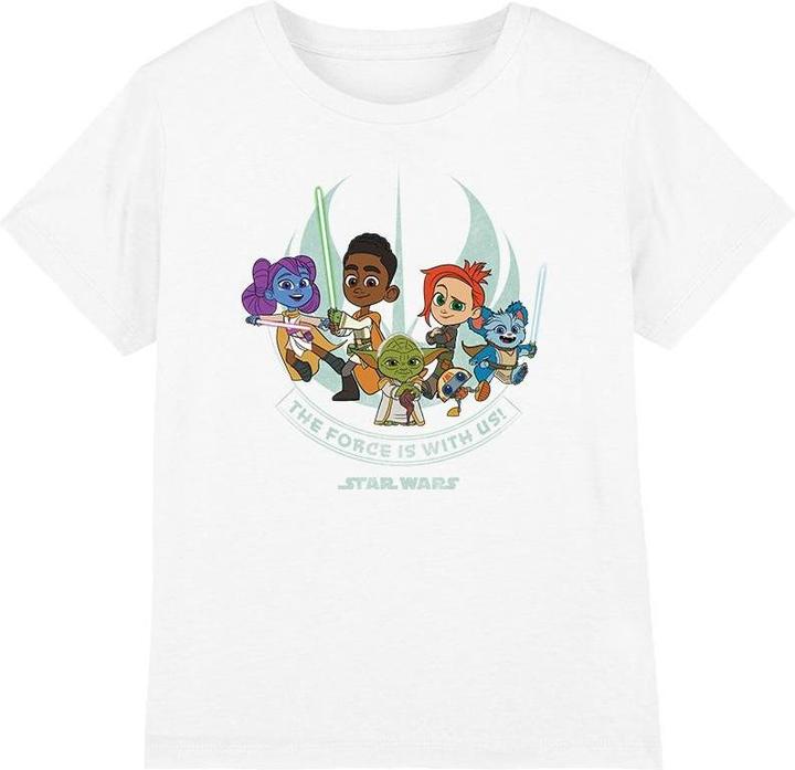 Image du produit Star Wars - T-shirt YOUNG JEDI ADVENTURE THE FORCE IS WITH US - Enfant (140)