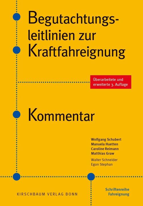 Produktbild Begutachtungsleitlinien zur Kraftfahreignung (Deutsch, 2018)