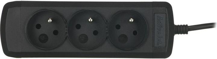 Actual product image Activejet COMBO-IEC-3G/1.5M ext Extension Cable 1 5 m 3 AC Outputs Indoor Black (3 x, CEE 7/5, 1.50 m)