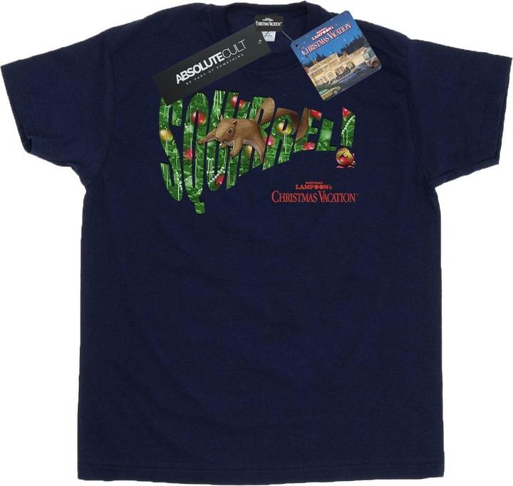 Immagine prodotto National Lampoon´s Vacation National Lampoon's Christmas Vacation Squirrel Tree Maglietta Uomo (3XL)