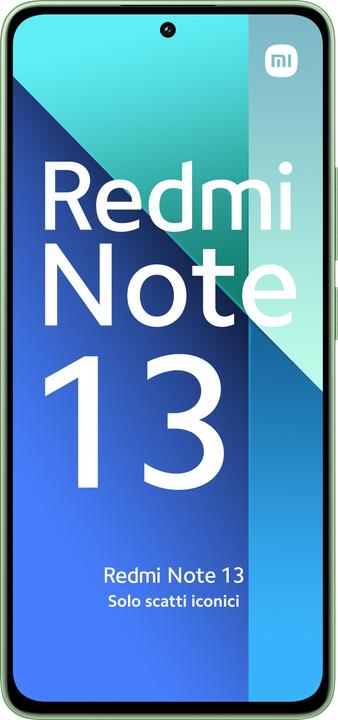 Actual product image Xiaomi Redmi Note 13 (256 GB, Mint green, 6.67", Hybrid Dual SIM, 108 Mpx, 4G)