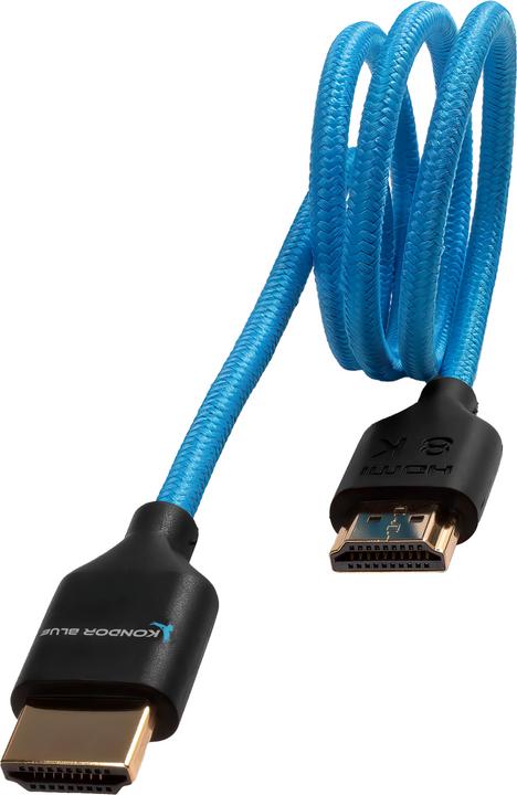 Produktbild Kondor Blue 2 FT 4K HDMI 2.0 BRAIDED BLUE CABLE ()(2 Feet) (0.60 m, HDMI)