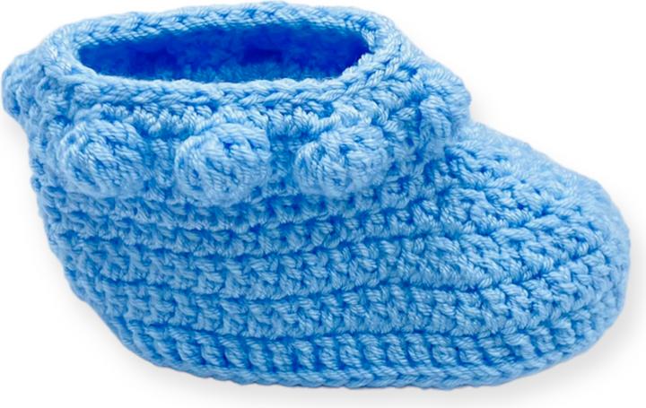 Immagine prodotto BabyExpress Calzini per neonati 3-6 mesi con Ponpon azzurro (17)