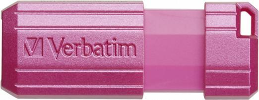 Produktbild Verbatim USB DRIVE 2.0 PINSTRIPE 128GB STORE?N?GO HOT PINK (128 GB, USB-A)