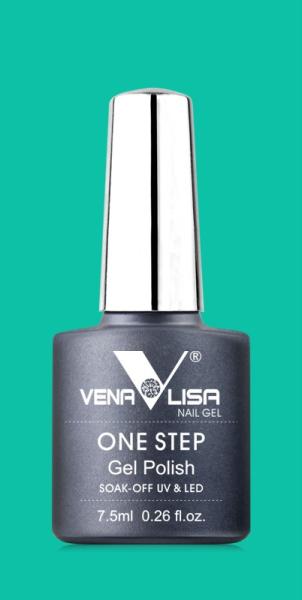 Actual product image Venalisa 3 in 1 Gel Varnish Green Sea UV/LED (Green Sea, UV gel varnish)