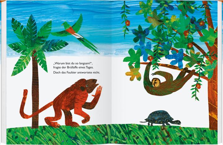 Image du produit Ganz, ganz langsam, sagte das Faultier (Allemand, Jane Goodall, Eric Carle, 2022)