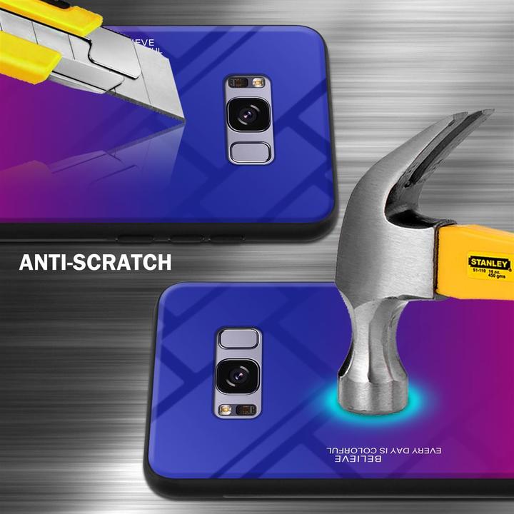 Productafbeelding Cadorabo TPU 2 kleuren glasdekking (Samsung Galaxy S8+)