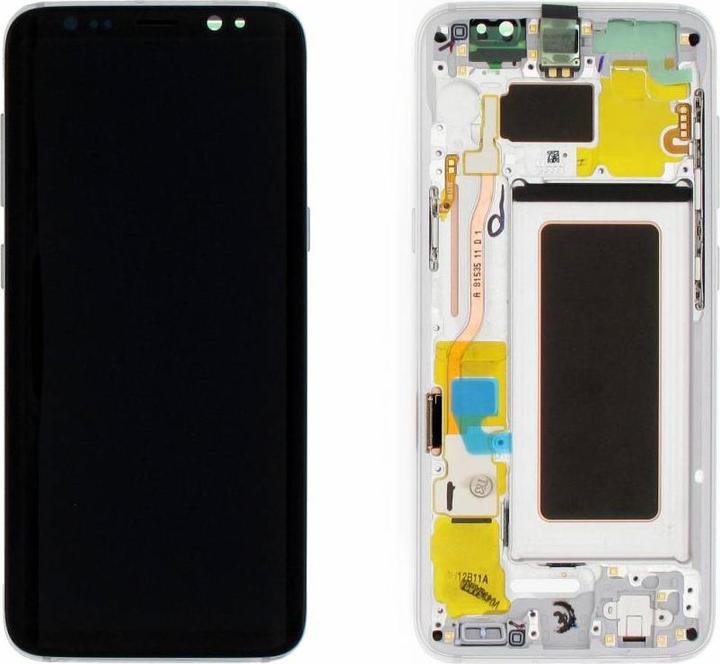Actual product image Samsung Front LCD Asm Silver SM-G950F Galaxy S8 (Display)