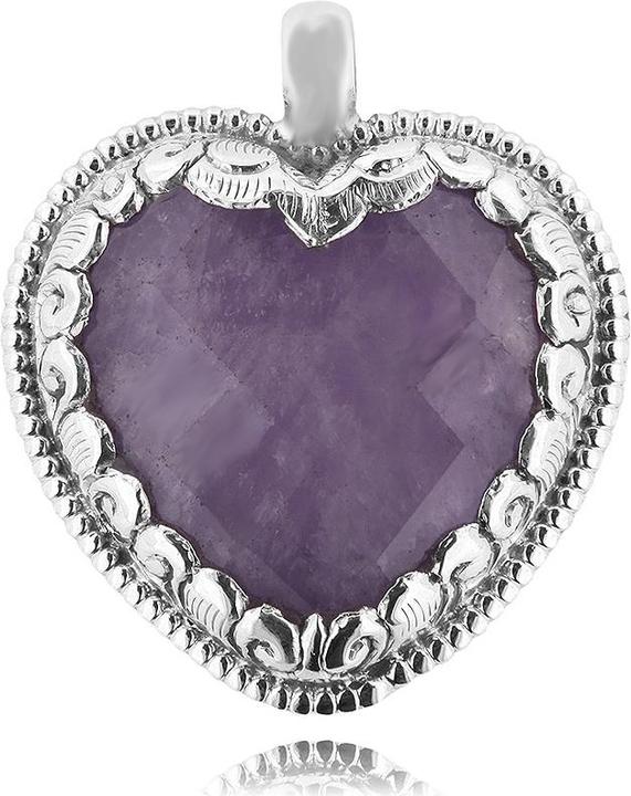 Leyda Anhänger Herz Vintage (Silber 925)
