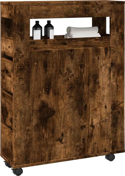Produktbild VidaXL Badschrank Schmal mit Rollen