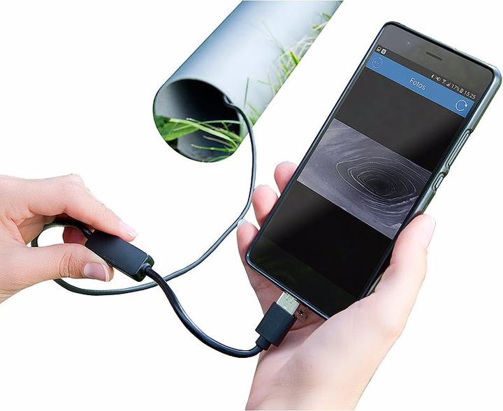 Produktbild Somikon USB-HD-Endoskop-Kamera für PC und OTG-Android-Smartphone