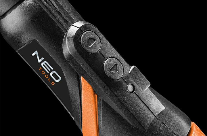 Actual product image Neo Cordless micro USB screwdriver 3.6 V, Li-Ion, plastic box + accessories (Rechargeable battery operated)