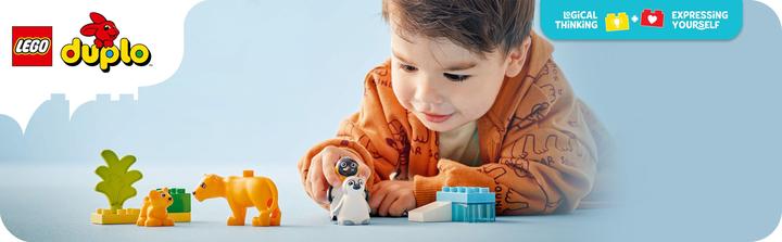 Actual product image LEGO Wildtier-Familien: Pinguine und Löwen (10442)