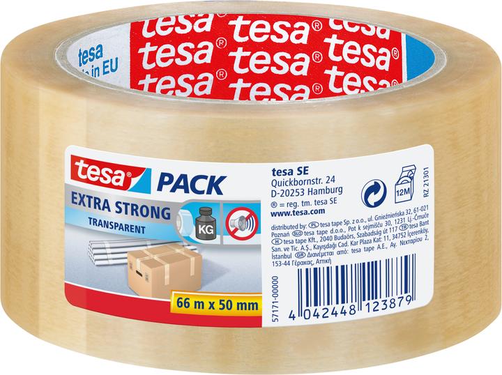 Actual product image tesa tesapack PVC transparent (50.50 mm)