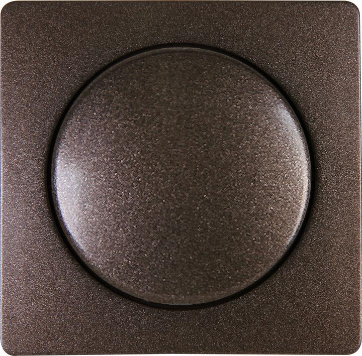 Actual product image Kopp Dimmer cover for push-to-change dimmer Paris rosewood-brown