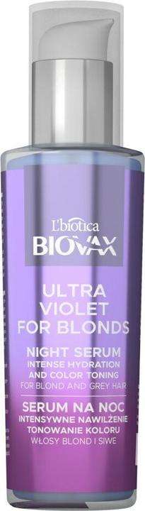 Image du produit L´Biotica L'BIOTICA Biovax Ultra Violet for Blonds Sérum de nuit intense (100 ml)