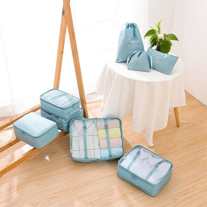Image du produit Noya Koffer Organizer Reisegepäck Kompressions Kleidertaschen 8in1 Set
