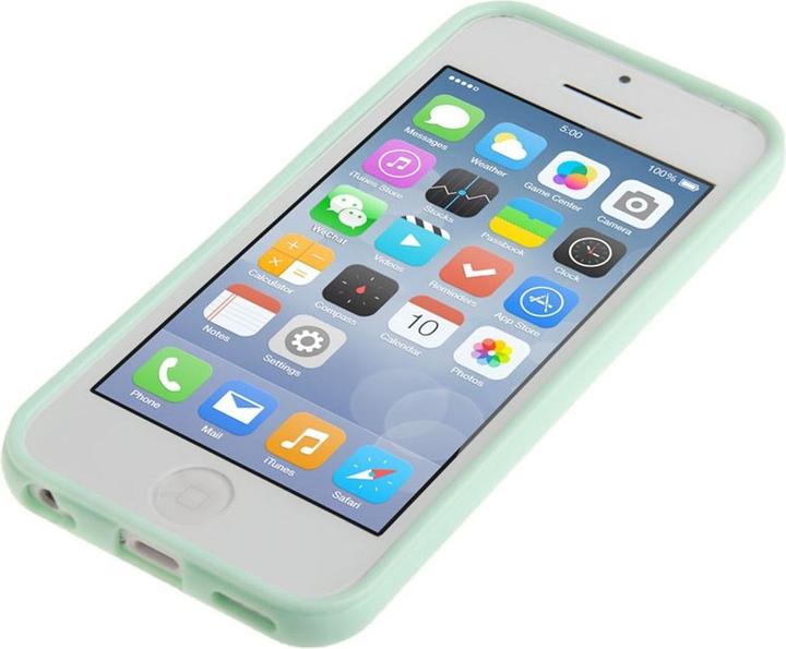 Produktbild König Design Schutzhülle TPU für Handy Apple iPhone 5C hellgrün (Apple iPhone 5c)