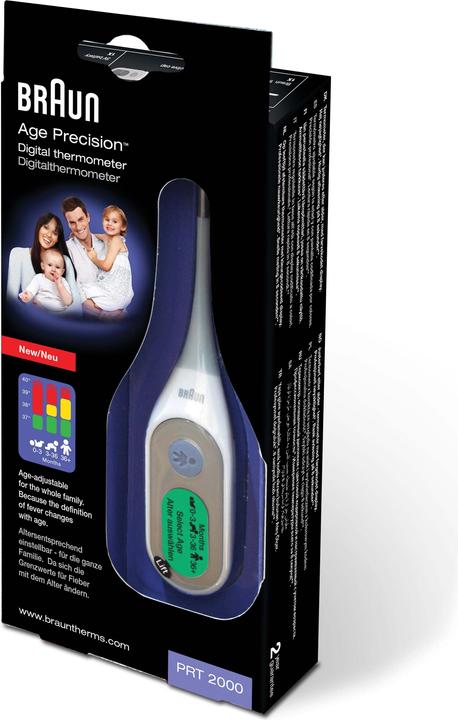 Image du produit Braun Prt 2000 (Aisselle, Bouche, Rectal)