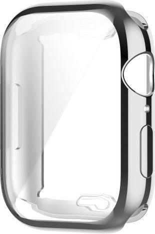 Produktbild Cover-Discount Apple Watch 45mm - Gummi Schutz Case silber