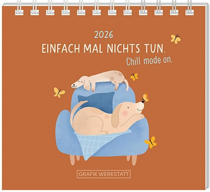 Image du produit Mini-Kalender 2026 Einfach mal nichts t (11 x 10 cm, Allemand)