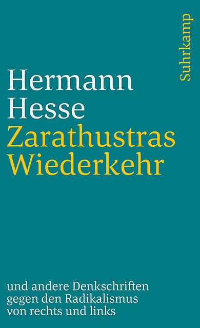 Image du produit Zarathustras Wiederkehr (Allemand, Hermann Hesse, 1993)