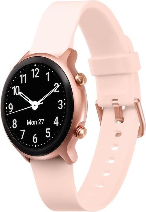Produktbild Doro 8100 + Watch Bundle (32 GB, Grau, Rosa, Roségold, 6", SIM + eSIM, 13 Mpx, 4G)